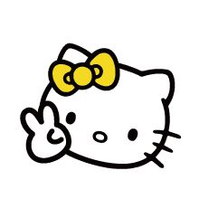 Hello Kitty Emotions, Mimi Sanrio, Yellow Hello Kitty, Bp Pics, Emoji Pop, Sanrio Icons, Funny Vines Youtube, Line Emoji, Work Icon