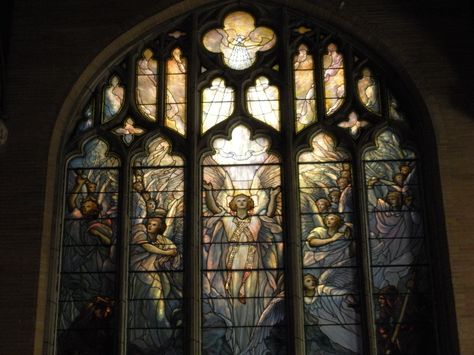 Chapel windows Aesthetic Cathedral, Artwork Aesthetic, Antique Architecture, Gothic Art, Art Artwork, Stained Glass, Castle, Jesus, Deviantart