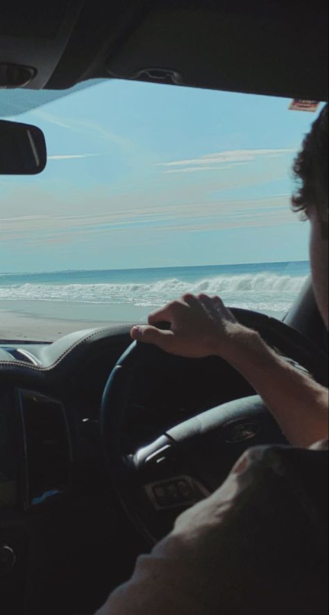 #beach #driving #sand #ocean #summer #sea #australia #4wd #aesthetic #tiktok Driving To The Beach Aesthetic, Driving Down The Coast Aesthetic, Driving On The Beach, Boy Driving Aesthetic, 4wd Aesthetic, Camping Swag, Vision Board Pics, Vision 2024, Australia Beach