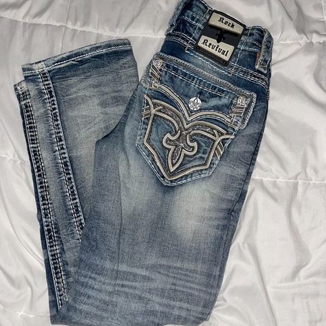 Rock Revival Jeans (Men’s) [SIZE 29x30] Straight Rock Rival Jeans Outfits, Rock Revival Jeans Mens, Rock And Roll Jeans, Rock Revival Jeans, Jeans Men, Hell Yeah, Rock Revival, I Wish I Had, Outfit Idea