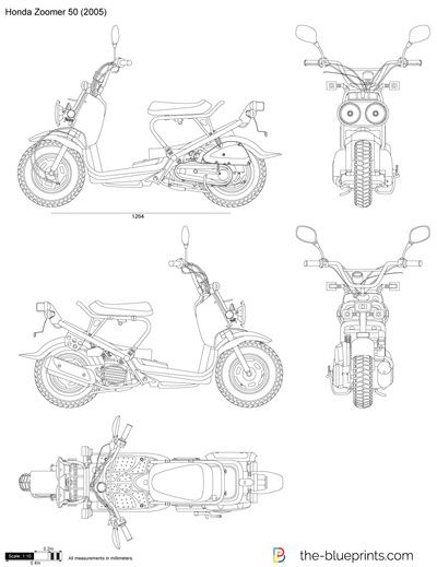 Honda Zoomer, Three Wheel Bicycle, Mt Bike, Honda Scrambler, Car Advertising Design, Electric Bike Bicycles, Honda Ruckus, 150cc Scooter, Motorcycle Illustration