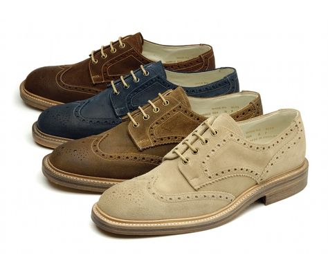 Brogue Shoe, Successful Men, Fashion Business Casual, Brogue Shoes, Boots For Sale, Blue Suede, London Fashion, Timeless Classic, Shoes Boots