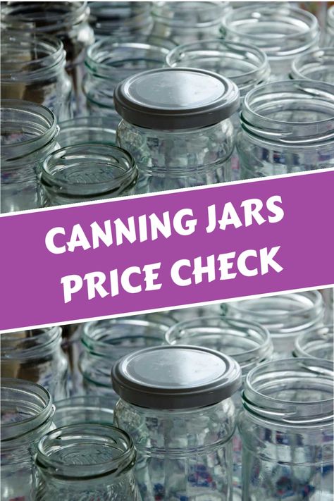 Canning jars can be reused and come in various sizes and brands at different prices. You can buy them new or second-hand, but always ensure they are sterilized before use. Canning Bread In Jars, Canning Jar Storage Ideas, Canning Bread, Canning Meals, Jars For Kitchen Storage, Canning Jar Storage, Canning Process, Weck Jars, Kilner Jars