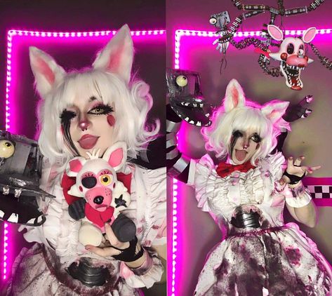 Mangle Cosplay, Fnaf Costume, Fnaf Cosplay, Cosplay Cute, Animatronic Fnaf, Fnaf Movie, Fnaf Comics, Fnaf Memes, Cosplay Diy