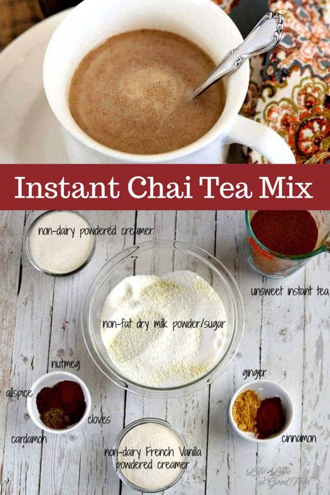 Chai Tea Mix Recipe, Vanilla Chai Tea, Chai Tea Recipe, Spiced Chai, Joy Filled Eats, Chai Tea Latte, Vanilla Chai, Thm Recipes, Latte Recipe