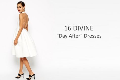 16 Divine Day After Wedding Dresses Day After Wedding Outfit, White A-line Daytime Dress, White Daytime Dress By H&m, After Wedding Outfit, White Forever 21 Mini Dress For Day Out, Ireland Wedding Dress, After Wedding Dress, City Hall Wedding, Little White Dresses