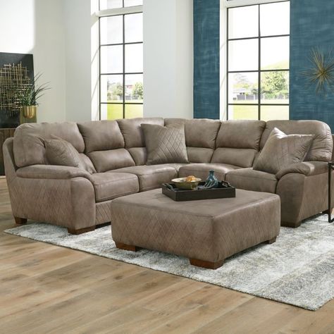 The Royce sectional is quickly becoming a favorite 🤩 Why? It's a high quality modular sectional that is crafted for your comfort, and it's made right here in the USA. Stop by your local Jackson Furniture retailer soon for the full details on the Royce and more! Taupe Sectional, 3 Piece Living Room Set, Sectional Sofas Living Room, Bedroom Sideboard, 3 Piece Sectional, Acme Furniture, Upholstered Sectional, Living Room Sectional, Faux Leather Fabric