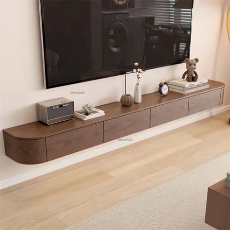 Just found this amazing item on AliExpress. Check it out! $725.69 | Nordic Solid Wood Suspended TV Stand Living Room Furniture Household Small Apartment Tv Tables Modern Hanging Storage TV Cabinet Apartment Living Room Tv, Hanging Storage Cabinet, Apartment Tv, Tv Tables, Mesa Tv, Tv Stand Furniture, Shoe Rack Living Room, Home Office Furniture Desk, Living Room Tv Stand