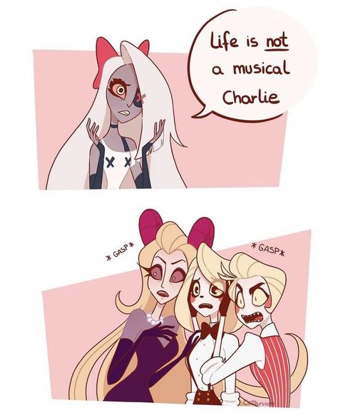 #hazbinhotel #charlie #alastor #fanart #angeldust Flavor Frenzy, Comic Ideas, Hazbin Hotel Charlie, Hotel Trivago, H Hotel, Monster Hotel, Cartoon Pictures, Harbin, Vivziepop Hazbin Hotel