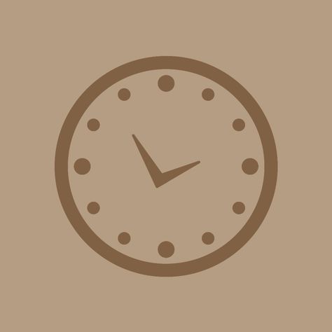 Brown Icon App, Study Timer, Brown Icons, Beige Icons, Flower Background Design, Youtube Banner Backgrounds, Beige Icons:), Clock Icon, Iphone Organization