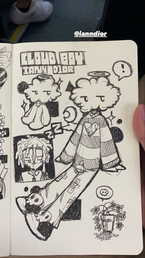 Drawing Composition Ideas, Cartoonist Drawings, Comic Sketchbook, Tatuaje Hello Kitty, Indie Drawings, Creative Drawing Prompts, Sketchbook Art Journal, Arte Sketchbook, Arte Inspo