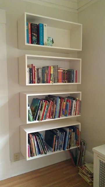 Simple Shelves, Ikea Kids Room, Kitchen Wall Shelves, Ikea Bookshelves, Ikea Shelves, Dekorasi Kamar Tidur, Floating Shelves Diy, Room Shelves, Ikea Storage