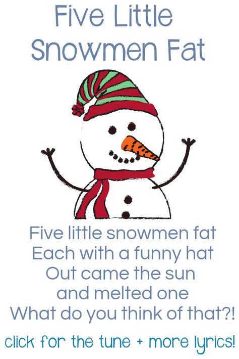 Snowmen can come out at any time of year when you use a flannel board version :)  Early math and literacy skills a bonus!  Click for the adorable felt set and video.  #circletime #lessonplans #wintertheme #snowman 5 Little Snowmen, Five Little Snowmen, Toddler Circle Time, Pete The Cats, Felt Boards, Flannel Board Stories, Nursery Rhymes Games, Felt Board Stories, Preschool Circle Time