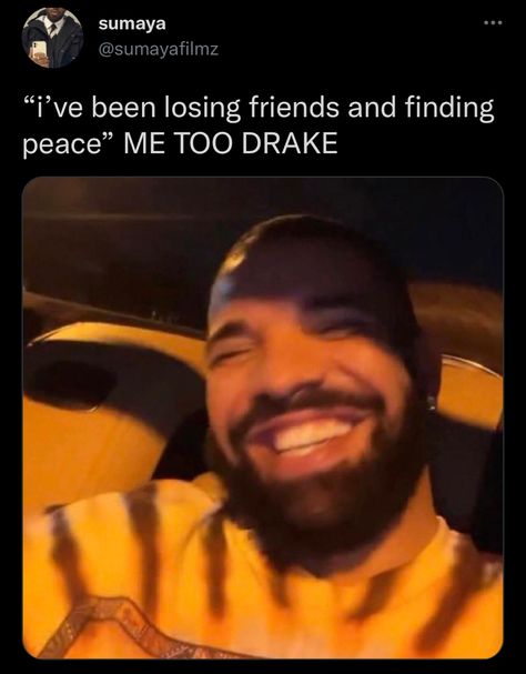 Drake Funny, Drake Photos, Drake Quotes, Senior Quotes, Doing Me Quotes, Losing Friends, Twitter Quotes Funny, Note To Self Quotes, Relatable Post Funny