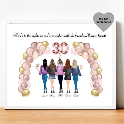 Excited to share one of our listings #etsy shop: 30th Birthday / 30th Birthday Gift / Birthday Gift Ideas / Birthday 30th / Best Friend Gift / Gift for Best Friend / Bestie Gift / Custom https://etsy.me/3CYyLx8 #birthday #unframed #bedroom #inspirationalsaying #h Gift Ideas Birthday, 30th Birthday Gift, Gift For Best Friend, 30th Birthday Gifts, Bestie Gifts, 50th Birthday Gifts, Ideas Birthday, 40th Birthday Gifts, Artwork Display