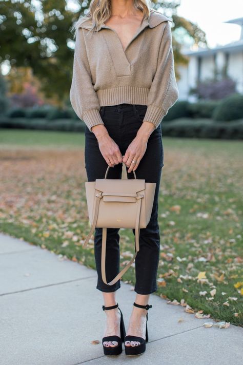 Celine Handbag Outfit, Celine Belt Bag Sizes, Celine Bag 2023, Celine Pico Belt Bag Outfit, Celine Belt Bag Outfits, Taupe Bag Outfit, Celine Belt Outfit, Celine Pico Belt Bag, Celine Bag Outfit