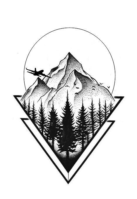 Tatuaje | Geometric mountain tattoo, Mountain tattoo, Geometric tattoo Tattoo Mountains, Geometric Mountain Tattoo, Mountains Tattoo, Kunst Tattoos, Tattoo Zeichnungen, Geometric Mountain, Initial Tattoo, Mountain Tattoo, Tattoo Art Drawings