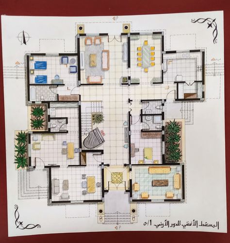 #villa #villa plans Villa Sketch, Rendering Plan, Site Plan Design, Interior Presentation, Stair Plan, Phil Cho, Architecture Drawing Plan, Architecture Wallpaper, Villa Plan