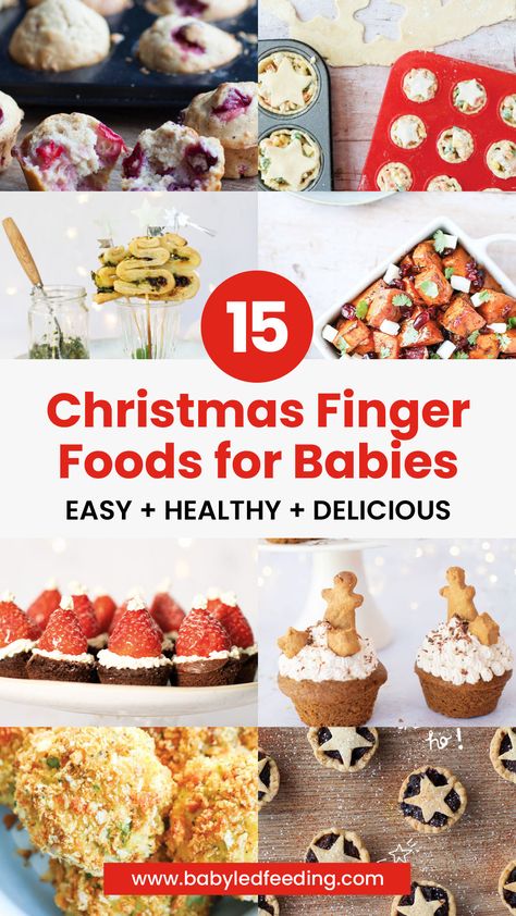 Looking for some fun and easy Christmas finger foods for baby led weaning? Look no further than Baby Led Feeding! We've got tons of great ideas for making meals time festive and fun. Plus, our recipes are perfect for picky eaters. So what are you waiting for? Follow Baby Led Feeding for more! Easy Christmas Finger Foods, Christmas Finger Food Ideas, Christmas Finger Food, Foods For Baby Led Weaning, Finger Foods For Babies, Finger Foods For Baby, Holiday Meal Prep, Foods For Babies, Foods For Baby