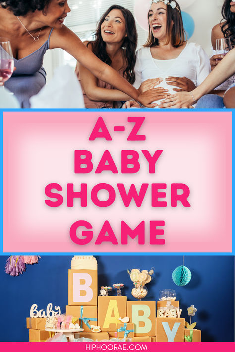 a-z baby shower game Baby Shower Game Ideas, Baby Shower Games For Large Groups, Baby Shower Games Coed, Animal Themes, Boy Baby Shower Games, Games For Boys, Coed Baby Shower, Printable Baby Shower Invitations, Printable Baby Shower Games