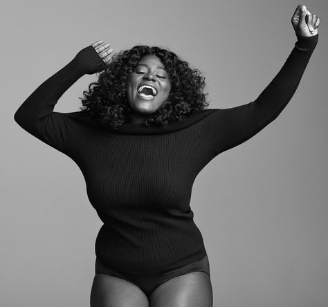 Gabourey Sidibe, Danielle Brooks Model for Lane Bryant | PEOPLE.com #bodypositivity 40th Birthday Shoot, Black Female Singers, September Born, Iconic Portraits, Positive Aesthetic, Uzo Aduba, Gabourey Sidibe, Walking Art, Waste Free Living