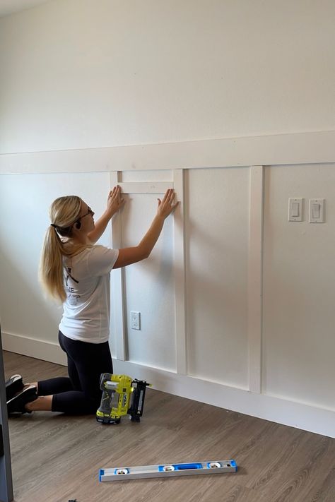 Wall Paneling Ideas, Paneling Ideas, Board Batten, Wall Paneling Diy, Board And Batten Wall, Interior Renovation, Board And Batten, Wall Board, Wainscoting