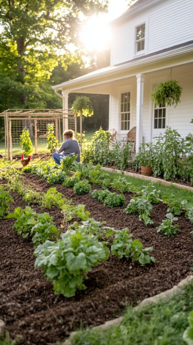 Homesteading Today Homestead Mom Aesthetic, Self Sufficient Living Aesthetic, Homesteader Aesthetic, Homestead Wife, Farm Life Aesthetic, Living On A Farm, 2025 Prayer, Blueberry Patch, Farm Cooking