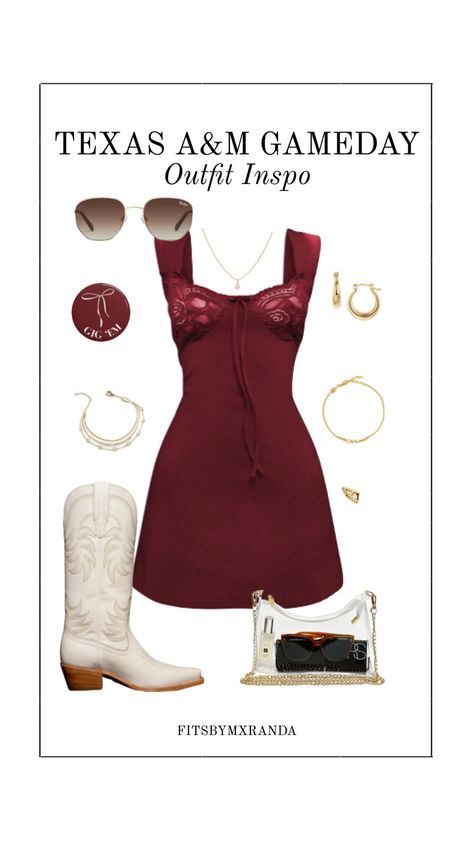 TEXAS A&M GAMEDAY FIT | LTK IN BIO #outfitinspo #gameday #gamedayfit #gamedayoutfit #texas #texasam Usc Tailgate Outfit, Tamu Gameday Outfits, Aggie Gameday Outfit, Maroon Game Day Outfit, A&m Game Day Outfit, Sec Gameday Outfits, Texas A&m Gameday Outfit, Game Day Outfit Texas A&m, Usc Tailgate