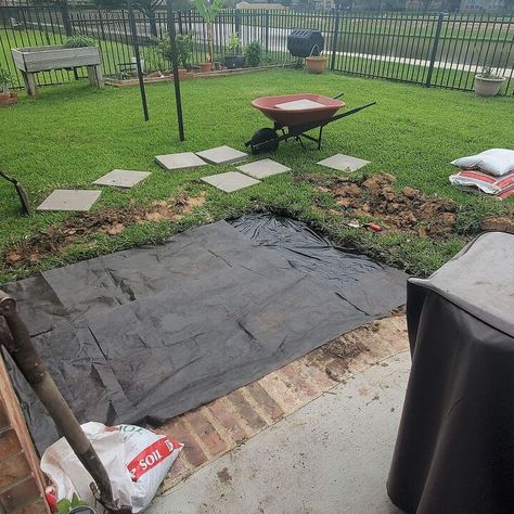 Ways To Extend Concrete Patio, Back Yard Bbq Ideas Grill Area Patio On A Budget, Small Patio For Grill, Diy Grill Pad, Grill On Grass Ideas, Grill Pad Off Patio Diy, Small Grill Area Ideas Patio, Grill Space Ideas Patio, Paver Grill Station Diy