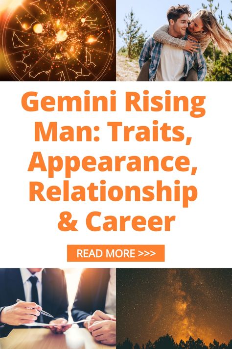 Explore the unique characteristics of a Gemini rising man, including his traits, appearance, relationships, and career tendencies. Discover what sets him apart and how his astrological influence shapes various aspects of his life. Unveil intriguing insights into the multifaceted nature of the Gemini rising man to gain a deeper understanding of this complex zodiac sign. Gemini Man Traits, Rising Gemini, Gemini Rising, Effective Communication Skills, Conversation Skills, Gemini Man, Life Questions, Unique Characteristics, Marriage And Family