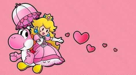 Paper Princess Peach, Toadette Wallpaper, Princess Peach Background, Princess Peach Wallpaper, Mario Cupcakes, Super Mario Peach, Mario Wallpaper, Peach Mario Bros, Princess Peach Party