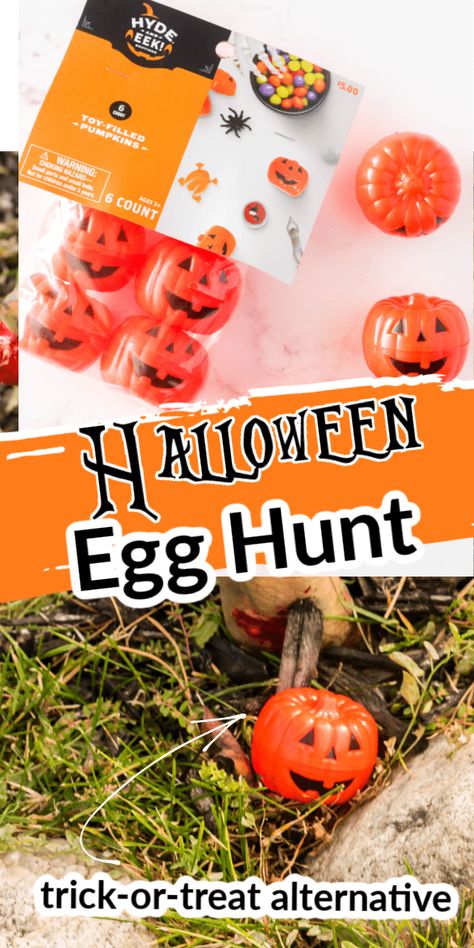 Halloween Easter Egg Hunt, Backyard Trick Or Treating, Trick Or Treating Alternatives, At Home Trick Or Treating Ideas, Halloween Egg Hunt Ideas, Non Trick Or Treating Halloween Ideas, Neighborhood Trick Or Treat Ideas, Things To Do On Halloween Instead Of Trick Or Treating, Halloween Egg Hunt