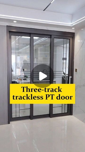 chinawindoors on Instagram: "There is not enough space to solve it with PT door! This sliding PT door can both push and pull and open flatly. It can open up to 180 degrees and completely fits the wall. It greatly saves space and increases the range of activities. The unique push-slide system is carefully designed to have no bottom rails, yet it is a sturdy system that will not cause tripping. It is very convenient to clean the floor without obstruction. Various colors, simple and versatile, widely used in living rooms, balconies, kitchens, bathrooms and corridors, etc. #foldingdoor #slidingdoor #aluminumwindows #windows #windowfactory #fyp  #foryou #viral #homedecor #homedecormalaysia #kakidekomalaysia #dekorumah  #hiasrumah #carporch #patio #foldingdoor #safetydoor #outdoortiles #houseren Folding Patio Doors, Glass Balcony, Folding Glass Doors, Sliding Folding Doors, 2024 Kitchen, Villa Design Architecture, Balcony Doors, Living Room Door, Building Renovation