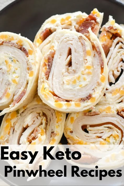 Easy Keto Pinwheel Recipes - The Best Keto Recipes Healthy Pinwheels, Keto Tuna Salad, Creole Shrimp, Easy Low Carb Lunches, Keto Tuna, The Best Keto Recipes, Ham And Cheese Pinwheels, Sausage Skillet, Fat Head Dough