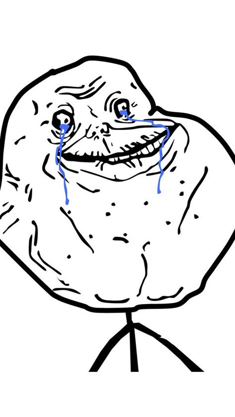 *crying*  I'm forever alone! Agario Skins, Rage Faces, Forever Alone, To Be Wanted, Rage Comics, Troll Face, Face Pictures, Chuck Norris, Comic Collection