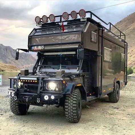 Mobil Off Road, Defender Camper, Kombi Motorhome, Bug Out Vehicle, Expedition Truck, Off Road Camper, Overland Vehicles, Road Vehicle, Expedition Vehicle