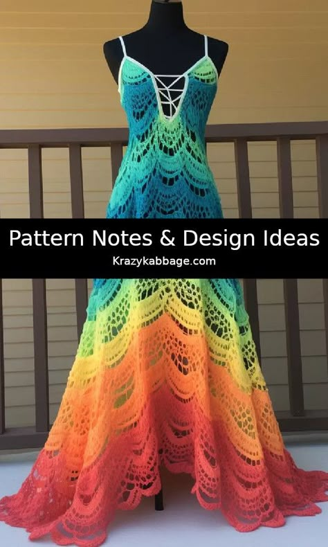 How to Make a Rainbow Dress from an AI Image – Krazy Kabbage Crocheted Dress Pattern Free, Free Crochet Dress Patterns For Women, Crochet Gown Pattern, Easy Crochet Dress Pattern Free, Crochet Maxi Dress Pattern Free, Crochet Beach Dress Pattern Free, Maxi Dress Patterns Free, Free Crochet Dress Patterns, Kindness Crochet