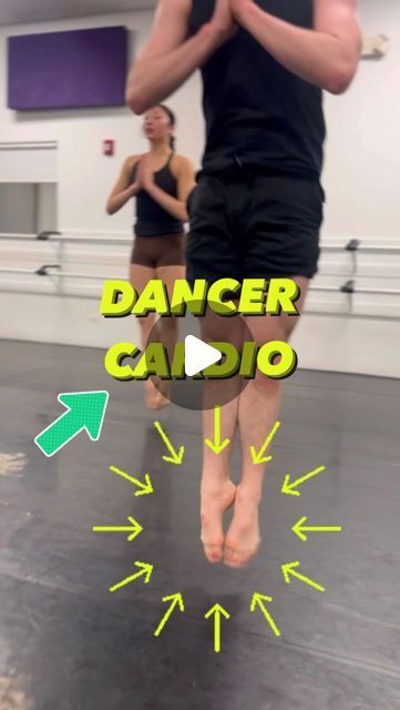 Ballex w/ Hanna on Instagram: "💥Dance CARDIO

🔥For you dancers looking to sweat & build stamina!!

⤴️ This move is Fun and HARD‼️

🔥Parallel to Turned out / these 2 moves keep you mentally on your toes and definitely pumped up! 

🔥Tag a friend & try this out! 

💥Extra dancer cardio is a MUST for 

- gaining stamina 

- challenging your endurance in different ways for running your choreography 

- gaining leg & jump strength 

- calorie burning fun! 

🔥🔥Let’s GO! 🔥🔥

▪️4 x’s - Quick runner leg exchanges 
( think like old school tap move meets track star)

▪️Into 1 x’s Grande Plié floor tap jump/ beating feet together at top & landing back in grande plié 

▪️Repeat 8 x’s 

▪️Rest 30 sec/ repeat 1-3 x’s 

▪️Take this full Class ⤴️ “Grapevine Grinder”
Cardio/ Arm tone quickie 

#balle Dance Conditioning, Runners Legs, Build Stamina, Teaching Dance, Track Star, Dance Cardio, Toned Arms, Cardio, Dancer