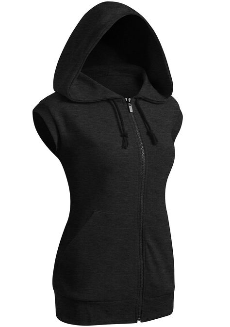 PRICES MAY VARY. SLEEVELESS PREMIUM Zipup Hoodie, we are used high quality fabric an essential closet staple / Moreover, the SLEEVELESS are the trend of today and therefore these Zipup Hoodie ensure high style quotient while letting you be comfortable. Women's Premium Cotton Zipup Hoodie is Comfortable to Wear / This Shirt Wear to any time / This Hoodie is made with lightweight and soft material that makes you feeling well for the soft skin Occasion : Sports, Uniform, Casual, Jogging, Tennis and Zipup Hoodie, Basic Hoodie, Hoodie Vest, Fashion Hoodies, Hoodie Zip, Sleeveless Hoodie, Cute Comfy Outfits, Zip Up Hoodies, The Trend