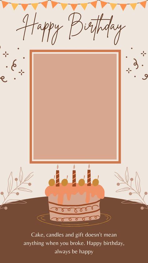 Birthday Story Ideas, Happy Anniversary Gift, Birthday Stories, Chocolate Friends, Happy Birthday Icons, Birthday Story, Birthday Icon, Birthday Captions Instagram, Birthday Posters