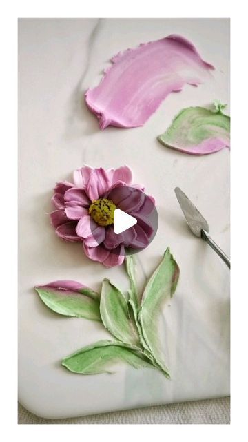 Butter Blossoms, Royal Icing Decorations, Decorator Icing, Buttercream Flowers, The Other Half, Other Half, Royal Icing, Butter Cream, Flower Painting