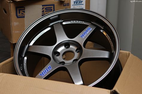 These are the wheel colors of Volk Racing wheels, most of them are optional. Description from nsxprime.com. I searched for this on bing.com/images Volk Te37, Jdm Rims, Toyota Scion Xb, Racing Rims, Subaru Rally, Jdm Wheels, Jdm Accessories, Fb Cover, Rims And Tires