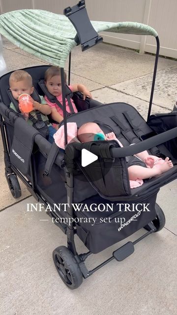 The Mini Boss on Instagram: "The two kiddos fit perfectly in the other set of seats🫶🏻  #wonderfoldwagon #wonderfold #wonderfoldw4 #wagonlife #wagonstroller #2under2 #toddlers #newborn #momtipsandtricks #momlife #sahm" Wonderfold Wagon Hacks W2, Wonderfold Hacks, Wonderfold Wagon Hacks, Wagon Hacks, Stroller Hacks, Newborn Triplets, Wagon Ideas, Wonderfold Wagon, Best Wagons