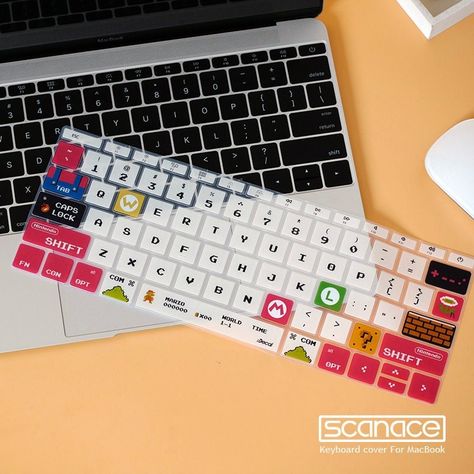 Mario Keyboard, Laptop Keyboard Stickers, Laptop Keyboard Covers, Keyboard Sticker, Keyboard Decal, Macbook Pro Cover, Keyboard Stickers, Macbook Stickers, Macbook Retina