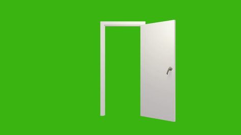 Door Opening Animation, Green Screen Overlays, Background 4k, White Door, Green Screen Video, Green Screen Video Backgrounds, Door Opening, Green Screen Backgrounds, Screen Background