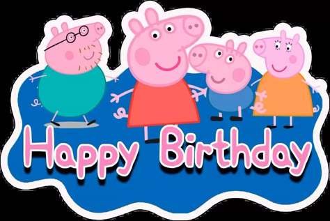 Happy Birthday Peppa Pig Images, Peppa Pig Birthday Cake Topper Printable, Pepa Pig Cake Topper Printable, Peppa Pig Cake Topper Printable Free, Peppa Pig Cake Topper Printable, Peppa Pig Images, Happy Birthday Free Printable, Peppa Pig Happy Birthday, Peppa Pig Cake Topper