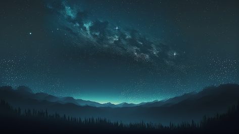 Wallpaper : minimalism, ai art, simple background, landscape, mountains, night sky, stars, nature 3840x2160 - UnknownViolence - 2202267 - HD Wallpapers - WallHere Night Sky Wallpaper Landscape, Stars Background Landscape, Simple Background Landscape, Simple Pc Wallpaper, Night Sky Hd, Mountains Night, Mountains At Night, 3840x2160 Wallpaper, Background Landscape