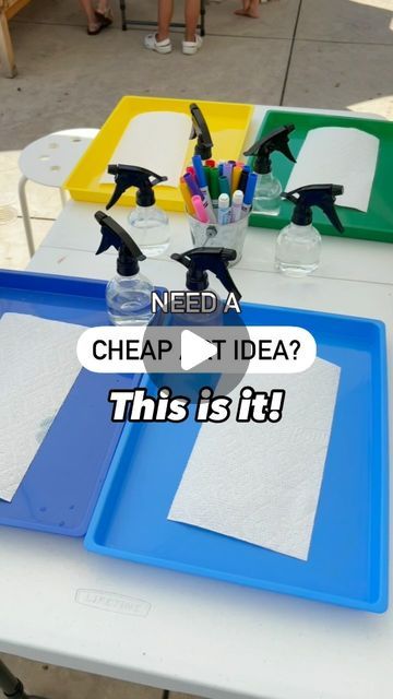 Marker Activities For Preschool, Pre Writing Activities For Toddlers, Spray Bottle Activities For Kids, Spray Bottle Activities, Paper Activities For Toddlers, Spray Bottle Art, Water Activities For Toddlers, Paper Towel Art, Childcare Ideas