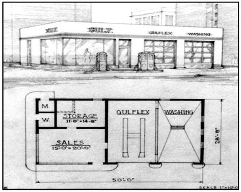 Building A Wooden House, Gasoline Station, Auto Service Center, Texaco Vintage, Building Inspiration, Warehouse Design, Gas Service, Old Commercials, Station Service