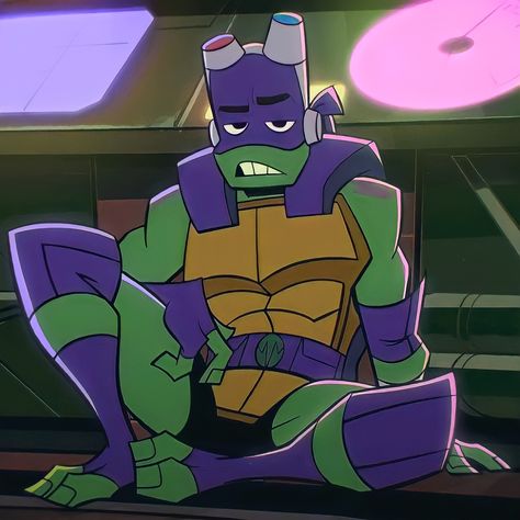 Rise Donnie Reference, Rottmnt Donnie Dancing, Rise Of The Teenage Mutant Ninja Turtles Donnie, Donnie Rottmnt Icon, Tmnt Icons, Donnie Rottmnt, Donnie Tmnt, Rottmnt Donnie, Tmnt 2018